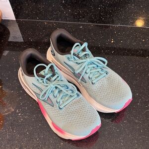 Brooks Glycerin 21 GTS Women's Running Shoes - Teal and Pink